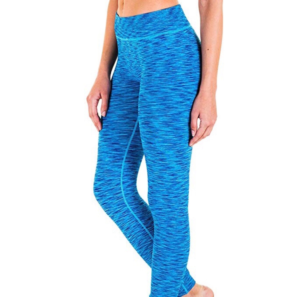 Tri-Color Leggings In Blue